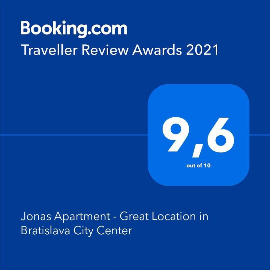 Jonas Apartments - Great Location Near Bratislava City Center Zewnętrze zdjęcie